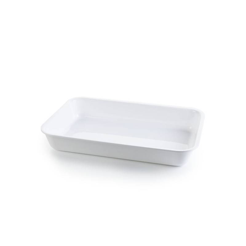 White pmma rectangular dish cm 36x24x5.5