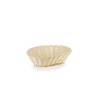 Natural color pvc oval bread holder 25x17 cm