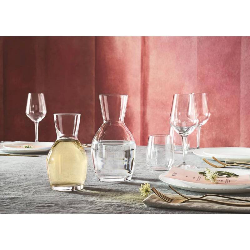 Caraffa wine Ypsilon con tacca in vetro lt 1