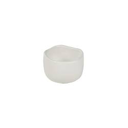Wave small bowl in white porcelain 6.5 cm