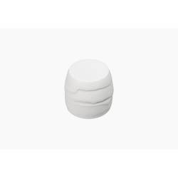 Terra white porcelain podium round riser cm 8x9