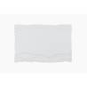 Terra white porcelain rectangular flat plate 26x18 cm