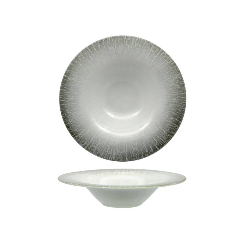 Pasta bowl jupiter Radius white and gray decorated porcelain 30 cm