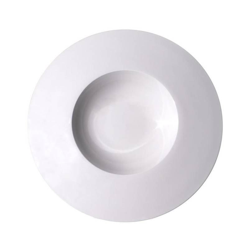 Cuenco para pasta Ufo de porcelana blanca 30,5 cm