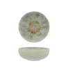Coppetta tonda Ninphea in stoneware grigio con decoro cm 12,5