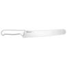 Coltello pane Onda Supra 4D Sanelli Ambrogio in acciaio inox e manico bianco cm 38,5