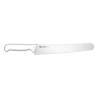 Coltello pane Micro Supra 4D Sanelli Ambrogio in acciaio inox e manico bianco cm 38,5