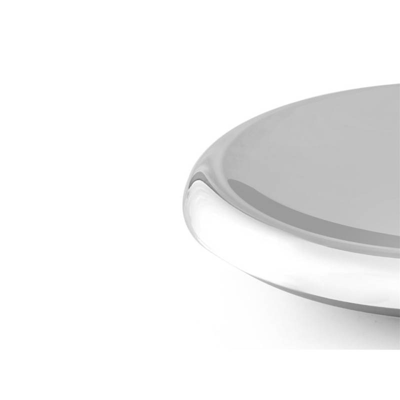 Piatto tondo double wall Montecarlo in acciaio inox cm 29,5