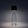 Graphite gray rechargeable led lamp shade Moon One Light