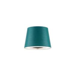 Lampada a led paralume Moon One Light ricaricabile verde ottanio