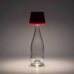 LED lampshade Sun One Light rechargeable red lava lampshade