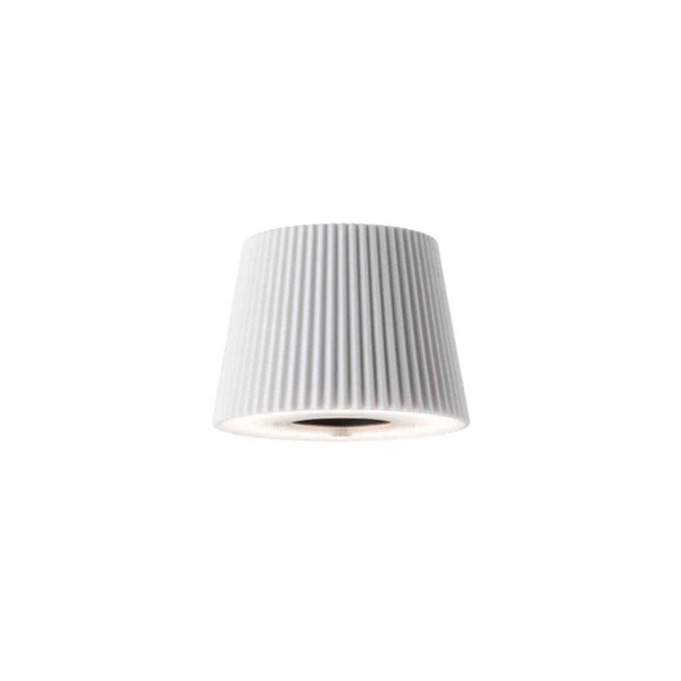 Lampada a led paralume Sun One Light ricaricabile bianco fumo