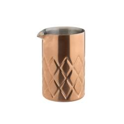 Mixing tin double wall brushed copper plated steel cl 58