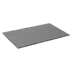 Rectangular slate plate 35x23 cm