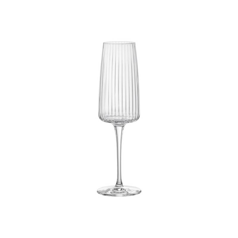 Exclusiva prosecco flute in glass cl 25.5