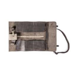 Mojito brown leather barman roll bag