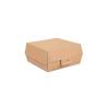 Contenitore hamburger The Pack in cartone marrone cm 14,2x13,7x6,1