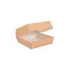 Contenitore hamburger The Pack in cartone marrone cm 14,2x13,7x6,1