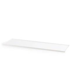 Rectangular pastry/bar tray in white ps cm 60x20x1