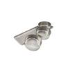 Square Snack Holder stainless steel appetizer 27.5x9.5 cm