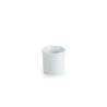 White porcelain cylindrical coffee glass cl 5.5
