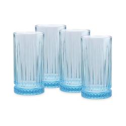 Elysia Pasabahce tumbler in turquoise glass cl 45.5