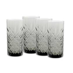 Timeless Pasabahce glass tumbler in gray cl 45