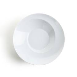 White porcelain spiral pasta bowl cm 32