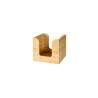 Duni natural bamboo napkin holder cm 11.5x11.5x10