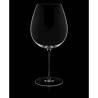 Diverto Rona burgundy goblet in glass cl 89