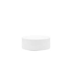 Gourmet white porcelain column riser 10.5x4 cm