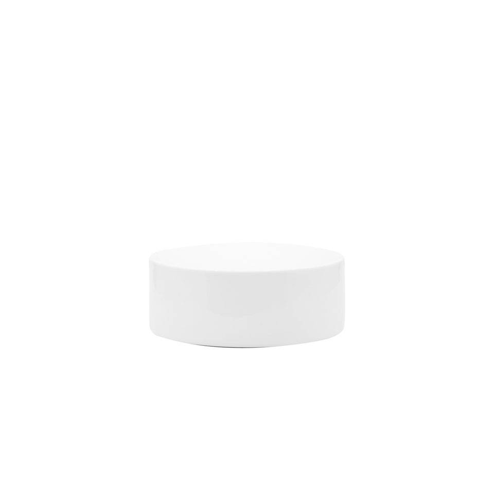 Gourmet white porcelain column riser 10.5x4 cm