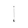 Bar spoon con pestello e torciglione in acciaio inox cm 28,6