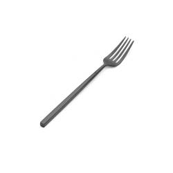 Kyoto table fork forged steel sandblasted black cm 22