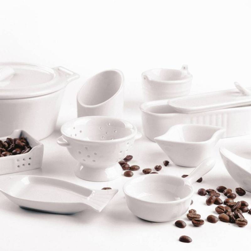 Frutero porcelana blanca cm 8x5,5x2,3