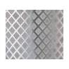 Shaker boston 2 pezzi in acciaio inox decoro diamond lattice oz.18/28