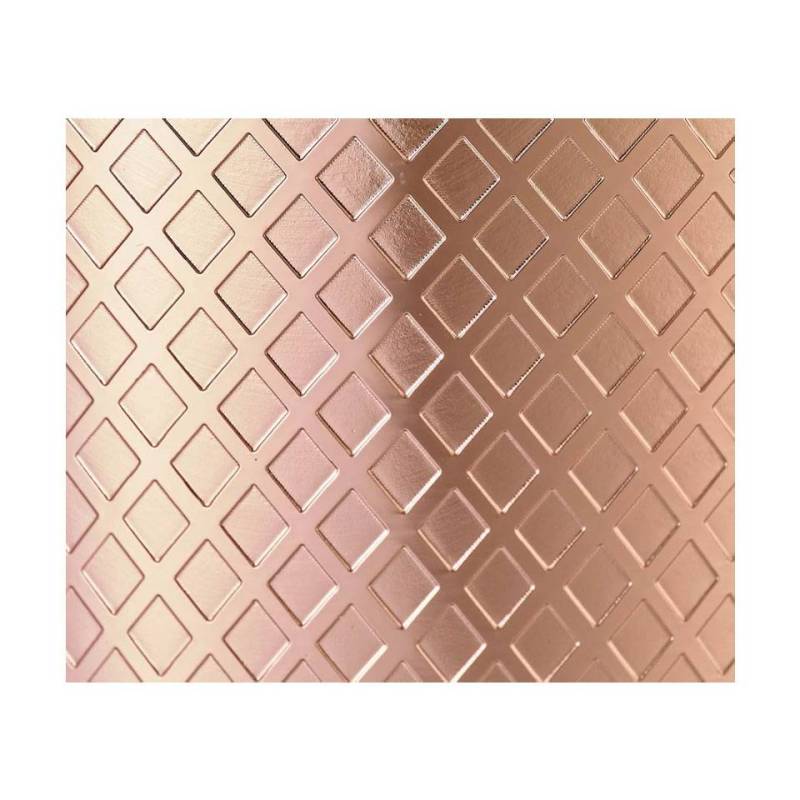Shaker boston 2 piece stainless steel copper plated diamond lattice decoration oz.18/28