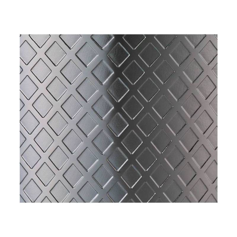 Shaker boston 2 pezzi in acciaio inox nero decoro diamond lattice oz.18/28