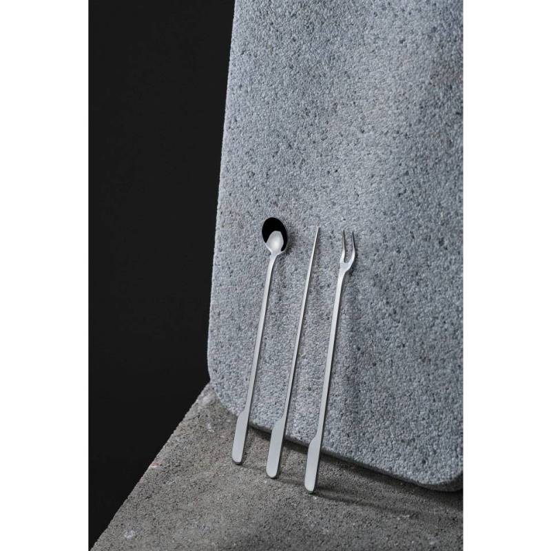 Lab fruit fork 2 tips stainless steel cm 12.4