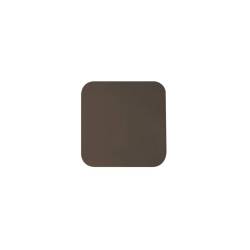 Sottobicchiere quadro Stella in pvc accoppiato marrone cm 10
