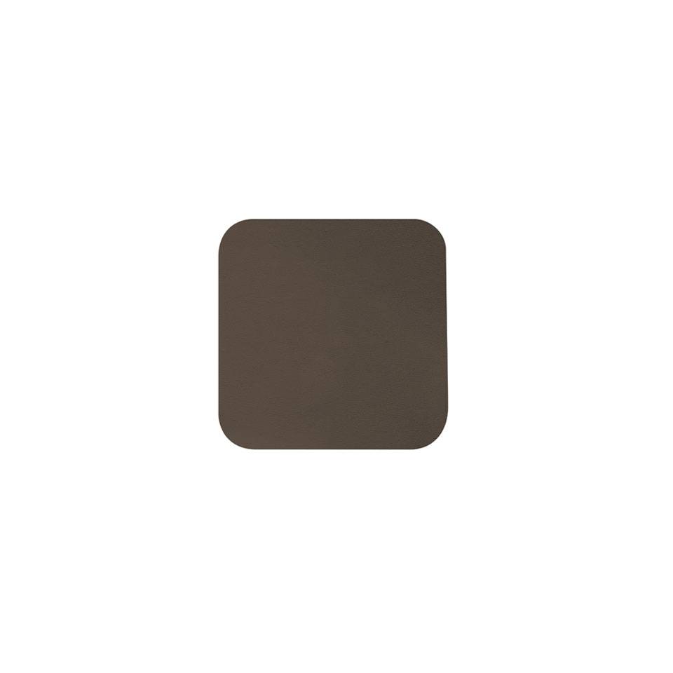 Brown pvc laminated pvc square star coaster cm 10