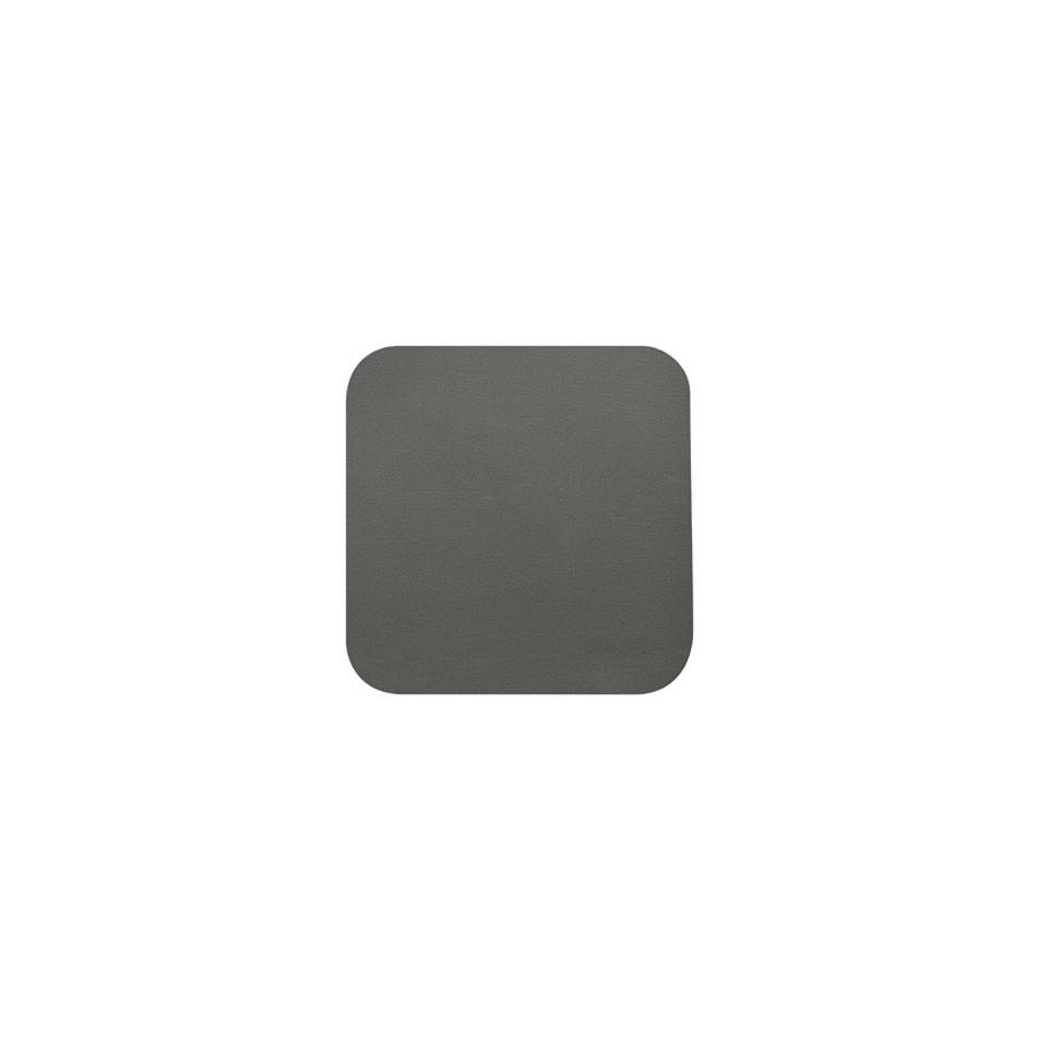 Light gray pvc laminated star square coaster cm 10