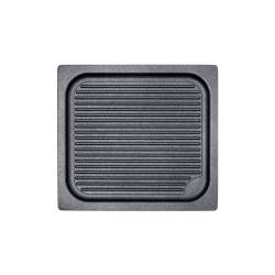 Risolì nonstick aluminum gastro 2/3 grill plate