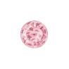 Sonia Pink white and pink porcelain flat plate with butterfly decoration cm 17