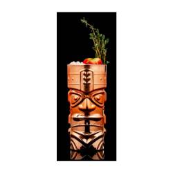 Tiki mug Aloha Copper in vetro ramato cl 45