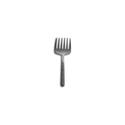 Kodai 6 prong antiqued hammered stainless steel fork cm 9.8
