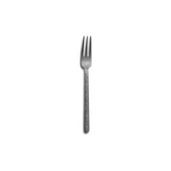 Kodai table fork 3 tips hammered antiqued stainless steel 