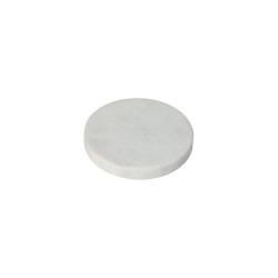 Sottobicchiere tondo in marmo bianco cm 10,5