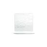 Plat carré en verre bambou 25x25 cm