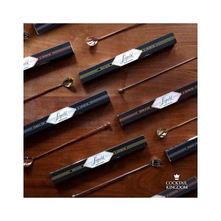 Leopold Cocktail Kingdom cuchara de bar de acero inoxidable 36 cm
